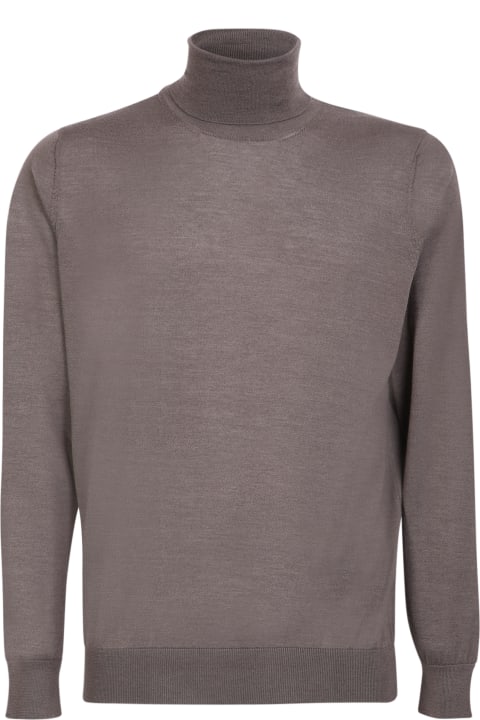 Colombo Sweaters for Men Colombo Beige Silk And Cashmere Sweater