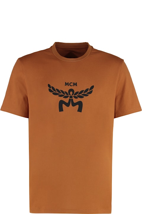 MCM لـ Kids MCM Cotton Crew-neck T-shirt