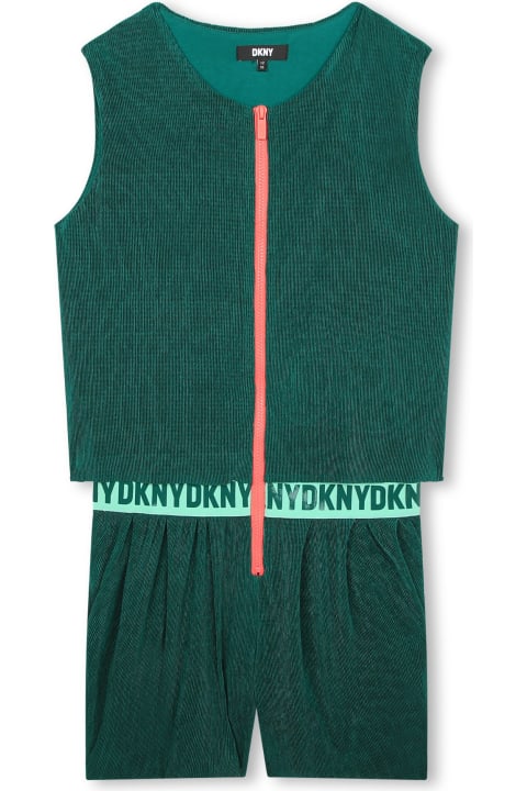ガールズ DKNYのジャンプスーツ DKNY Jumpsuit With Logo