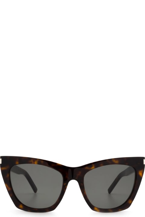 Accessories for Women Saint Laurent Eyewear Sl 214 Havana Sunglasses