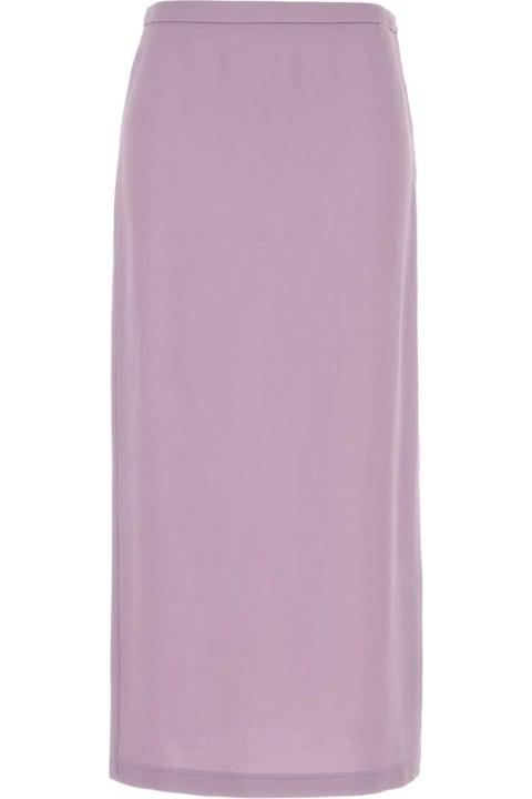 Fashion for Women Gucci Lilac Crepe Skirt