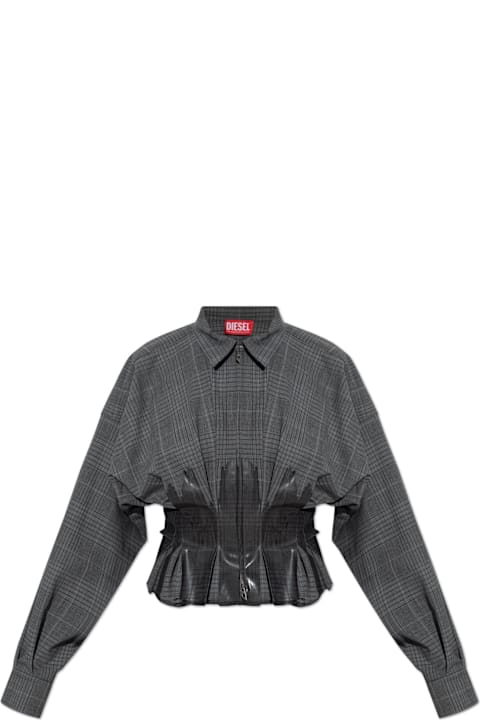 Homeware Diesel Diesel Plaid Patterned Shirt C-anbu Diesel