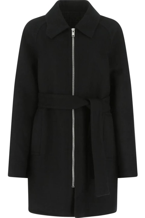 Givenchy for Women Givenchy Black Wool Blend Coat