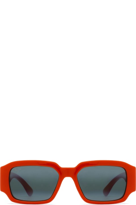 メンズ Maui Jimのアイウェア Maui Jim Mj639 Shiny Orange Sunglasses