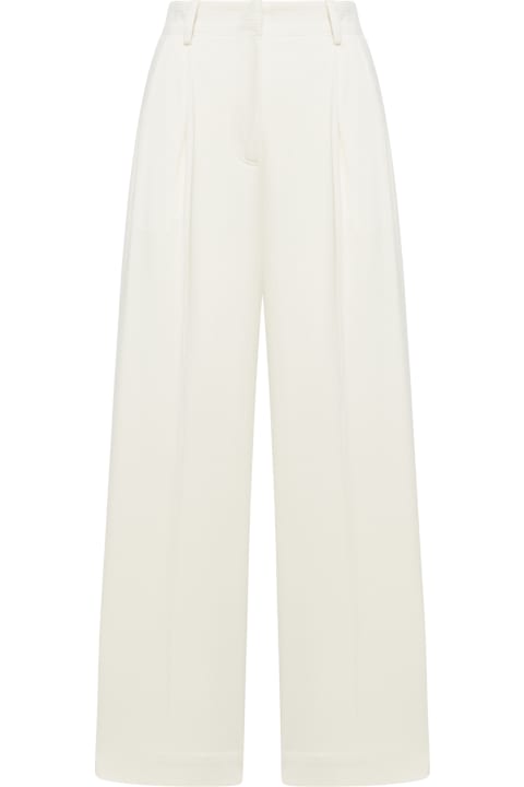 Pants & Shorts for Women Totême Silk Cotton Cord Trousers