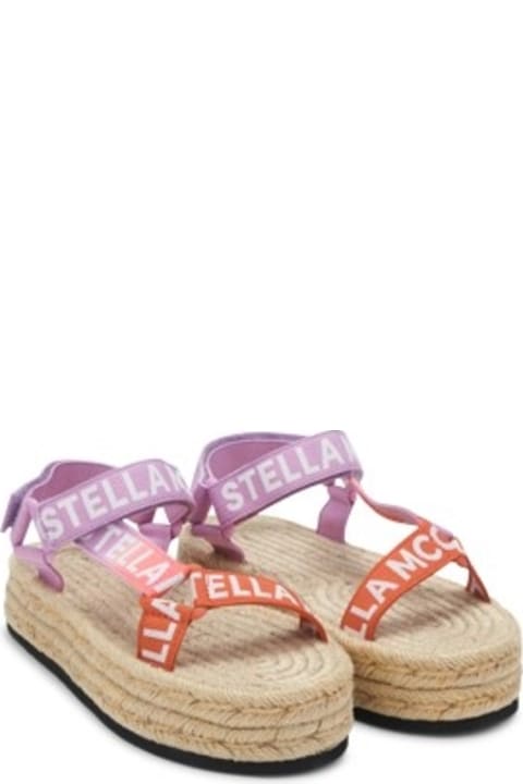 Stella McCartney Kids Shoes for Girls Stella McCartney Kids Sandali Con Banda Logo