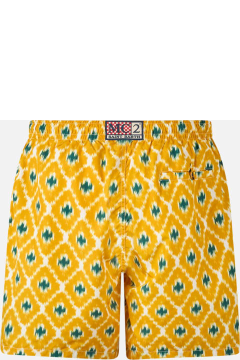 أدوات منزلية MC2 Saint Barth Man Swim Shorts With Geometric Print