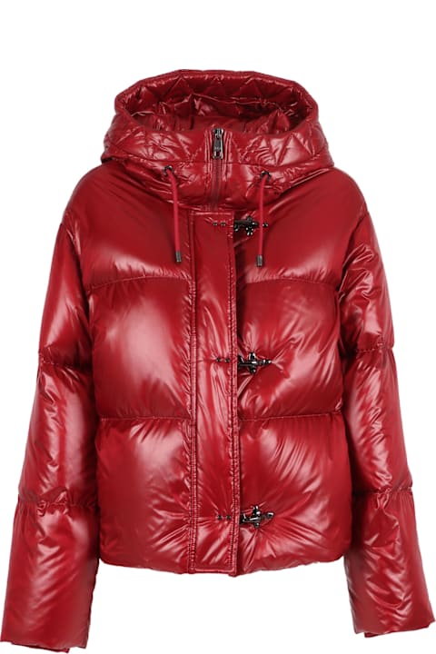 Fay for Kids Fay 3 Hooks + Hood Down Jacket