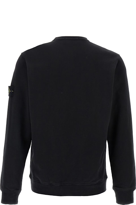 Stone Island Fleeces & Tracksuits for Men Stone Island Logo Badge Cotton Sweatshirt
