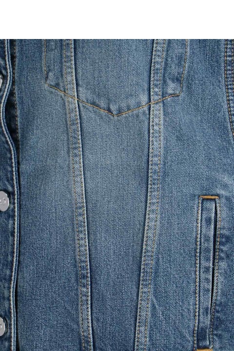 Coats & Jackets for Women Alaia Denim Vest