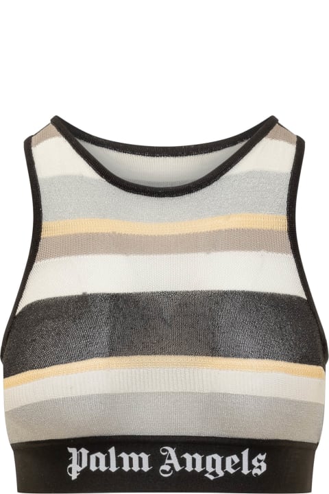 Striped Top With Logo