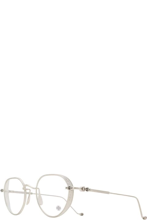 【Chrome Hearts】 Vagasoreass Brushed Silver CHROME HEARTS VAGASOREASS Brushed Silver - Glasses