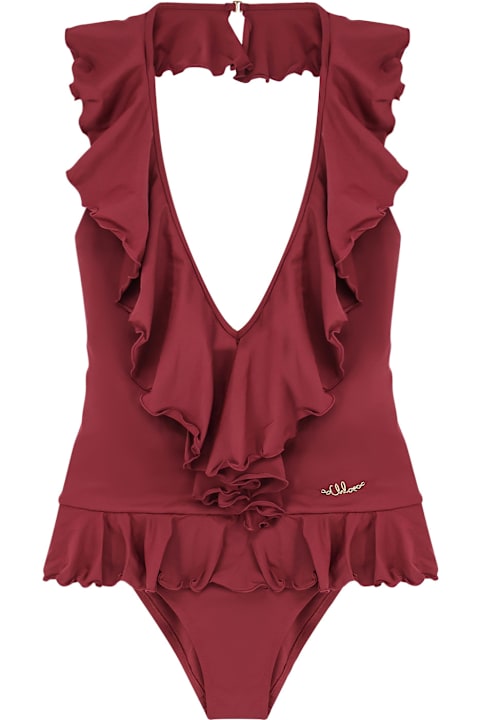 Chloé Topwear for Women Chloé One-piece Swimsuit With Pvc Pochette