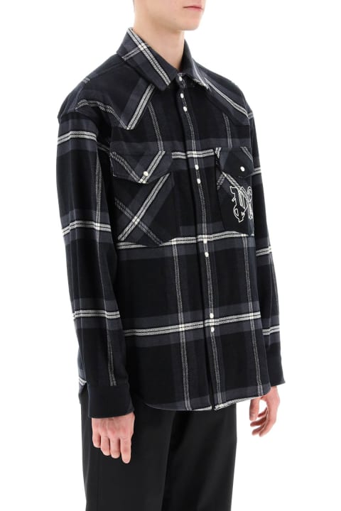 Homeware Palm Angels Check Overshirt With Flap Pockets