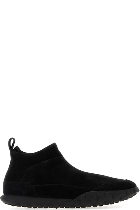 Homeware Jil Sander Black Suede Moon Slip Ons