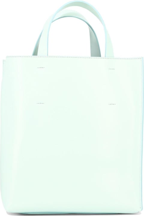 Marni Bags for Women Marni Logo Printed Drawstring Tote Bag