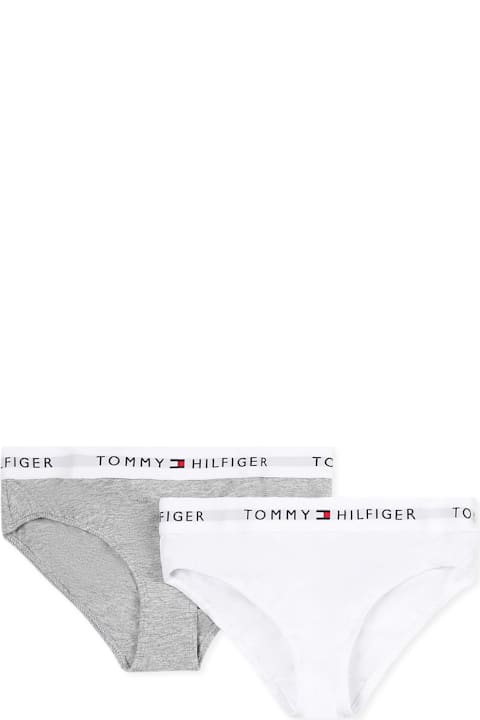 Underwear for Girls Tommy Hilfiger Multicolor Slip Set Composed For Girl With Logo