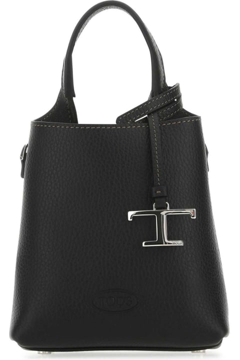Tod's Totes for Women Tod's T-timeless Pendant Detail Micro Tote Bag