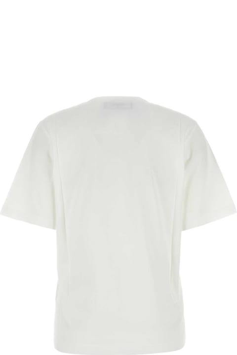 Dsquared2 Topwear for Women Dsquared2 White Cotton T-shirt