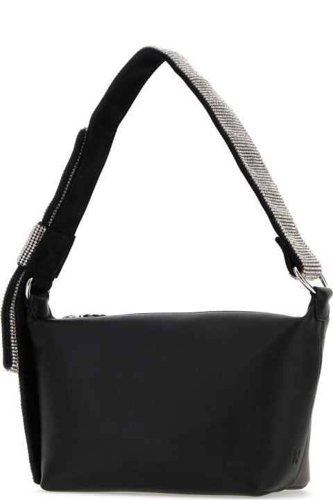 Kara Women Kara Black Nappa Leather Shoulder Bag