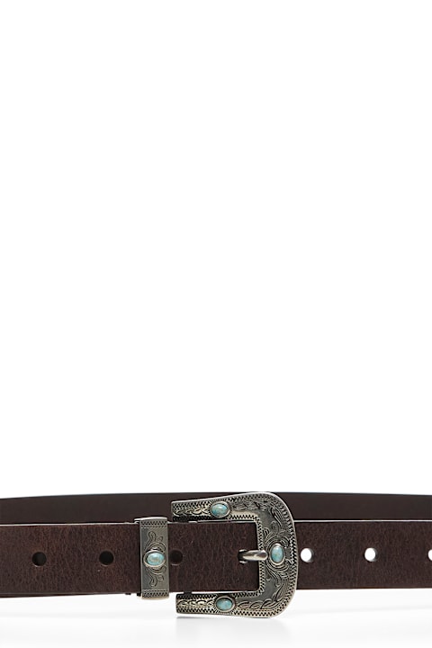 Brunello Cucinelli Accessories Sale for Men Brunello Cucinelli Bead-detailed Buckle Belt