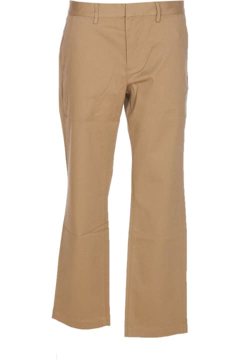 Saint Laurent Pants for Men Saint Laurent Button Detailed Straight Leg Pants