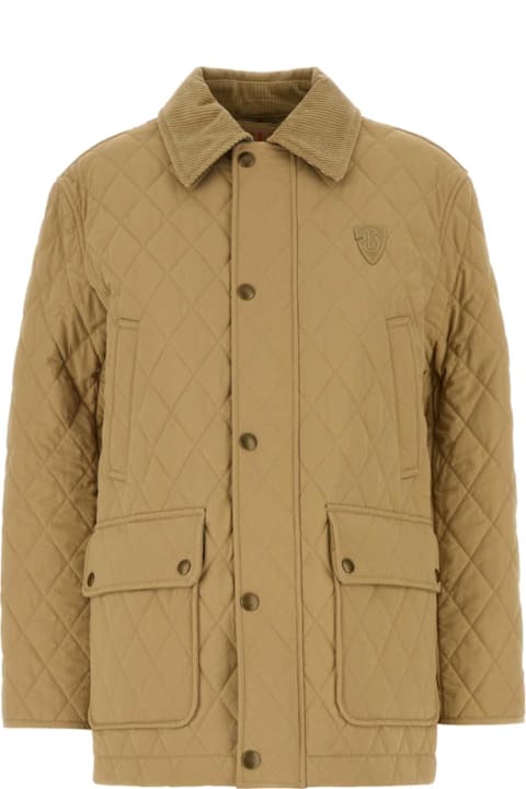 Burberry Clothing for Women Burberry Beige Nylon Jacket