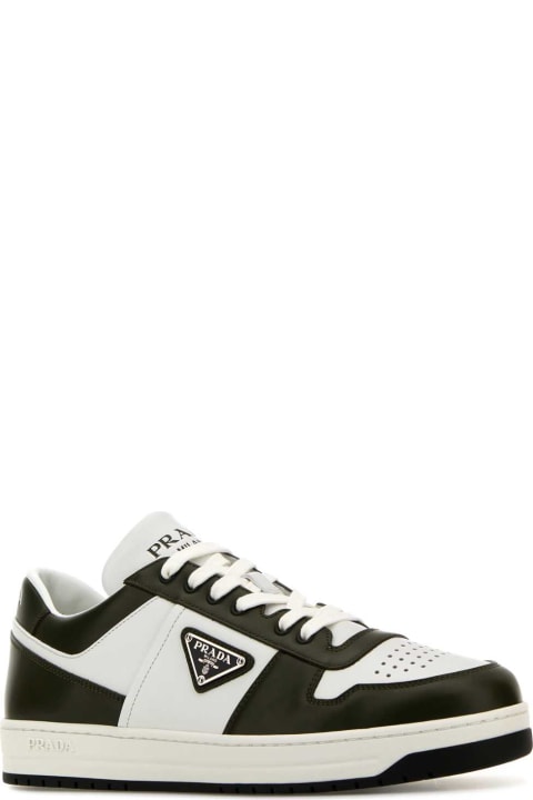 Homeware Prada Leather Downtown Sneakers