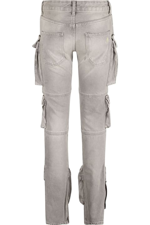 Jeans for Women The Attico Stonewashed Cargo Jeans