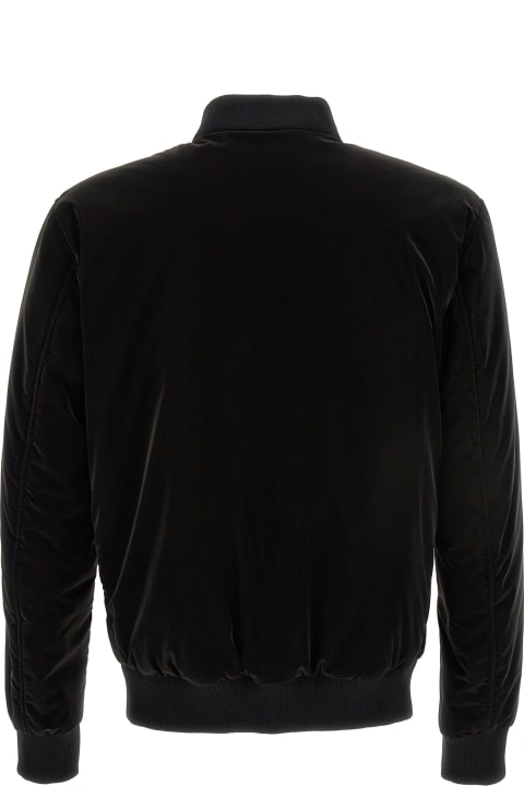 メンズ Philipp Pleinのコート＆ジャケット Philipp Plein Logo Nylon Bomber Jacket