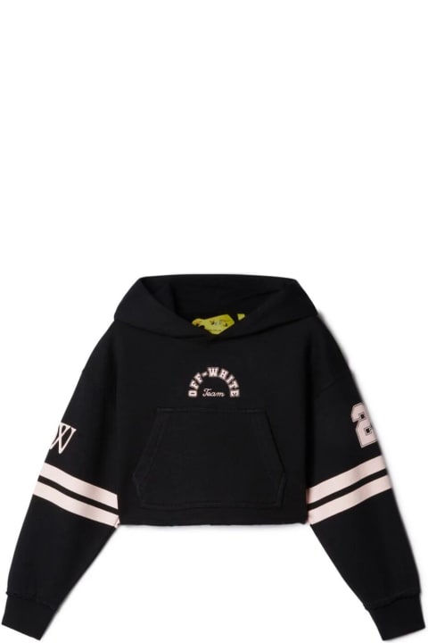 Off-White for Kids Off-White Team 23 Hoodie Crop Raw