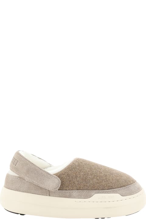 Homeware Moon Boot Furry Mules