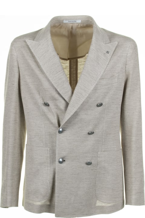 Tagliatore Coats & Jackets for Women Tagliatore Beige Double-breasted Jacket