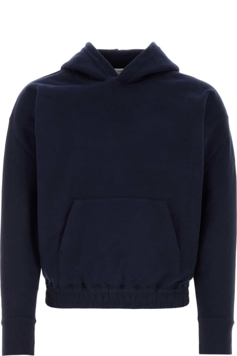 Saint Laurent for Men Saint Laurent Dark Blue Cotton Sweatshirt
