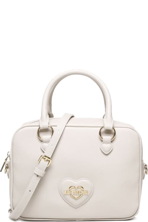 Love Moschino Women Love Moschino Tote Bag With Logo Plaque