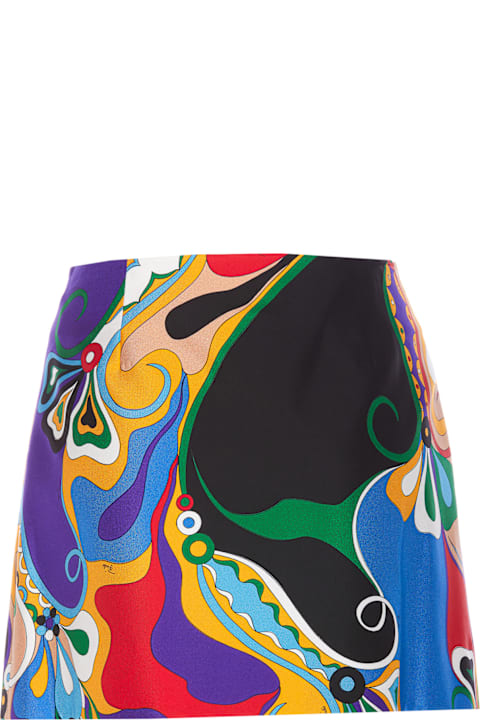 Fashion for Women Pucci Orchidee Print Mini Skirt