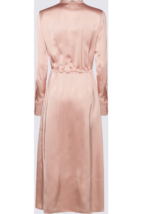 Fabiana Filippi فساتين لـ السيدات Fabiana Filippi Pink Viscose Maxi Dress