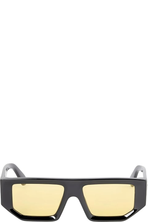 Eyewear Sale for Men Off-White Off-white Oeri13f Vancouver 1018 Black Yellow Sunglasses