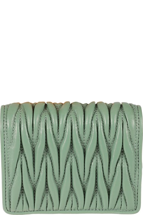 Matelassé Snap Button Wallet