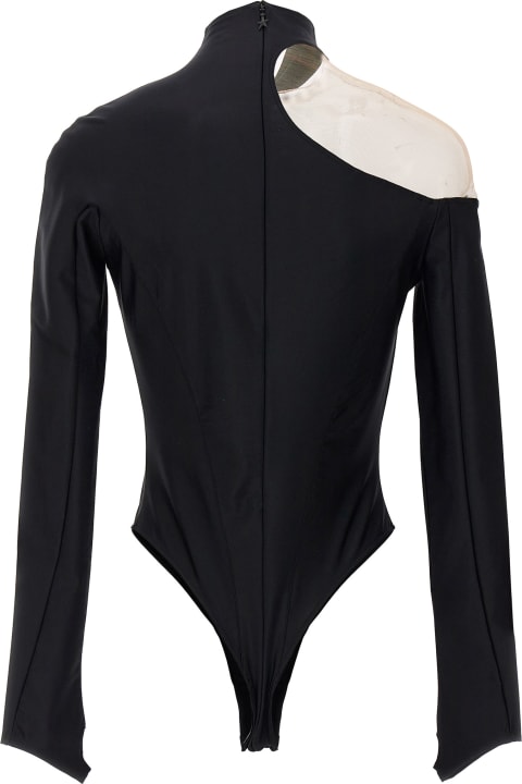ウィメンズ ランジェリー＆パジャマ Mugler Transparent Tulle Bodysuit