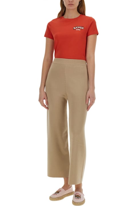 Kenzo Topwear for Women Kenzo Embroidered T-shirt "verdy Market"