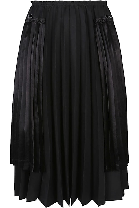 Comme des Garçons Pleated Midi Skirt