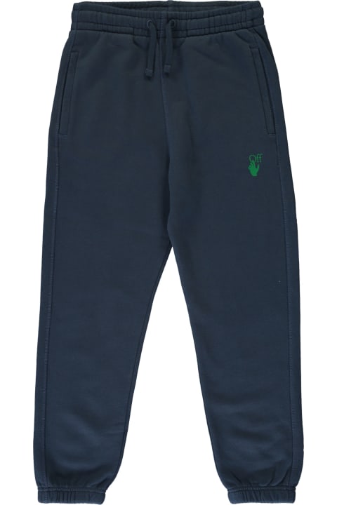 Off-White for Boys Off-White Cotton Track-pants