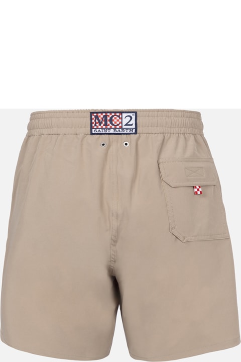 Homeware MC2 Saint Barth Beige Classic Stretch Comfort Travel Swim Shorts