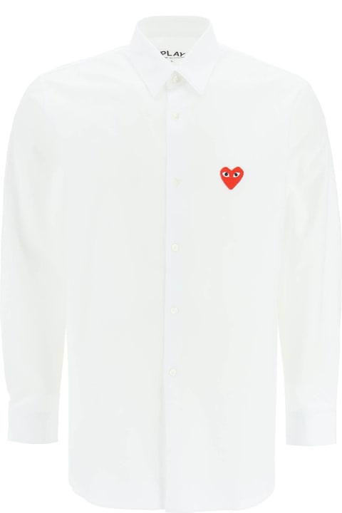 Comme des Garçons Play for Women Comme des Garçons Play Heart Patch Unisex Shirt