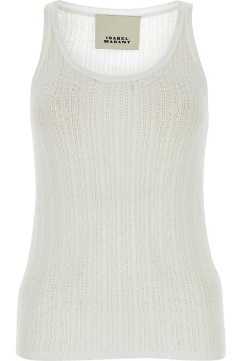 Fleeces & Tracksuits for Women Isabel Marant White Viscose Blend Dorsia Tank Top
