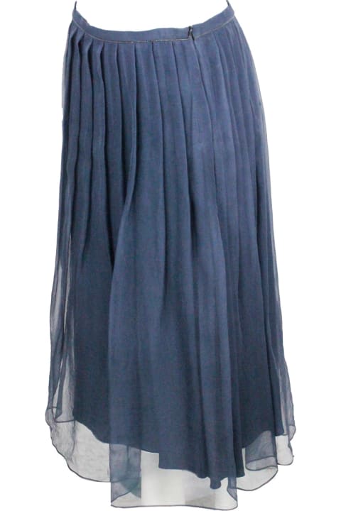 Brunello Cucinelli Clothing for Women Brunello Cucinelli Long Pleated Skirt