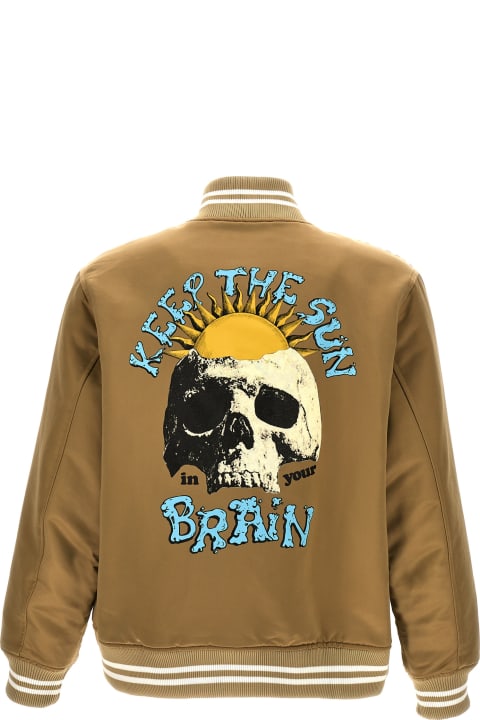 Undercover Jun Takahashi Coats & Jackets for Men Undercover Jun Takahashi 'keep The Sun In Your Brain' Bomber Jacket