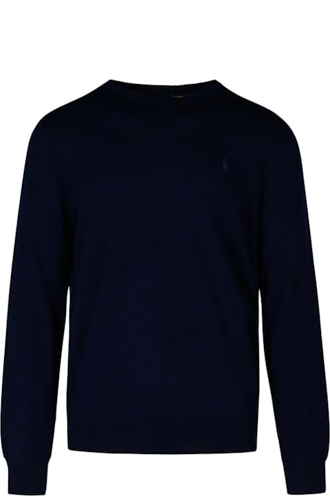 Homeware Polo Ralph Lauren Logo Embroidered Crewneck Jumper