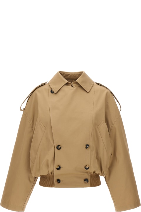 Clothing for Women Loewe Balloon Cropped Trench Coat